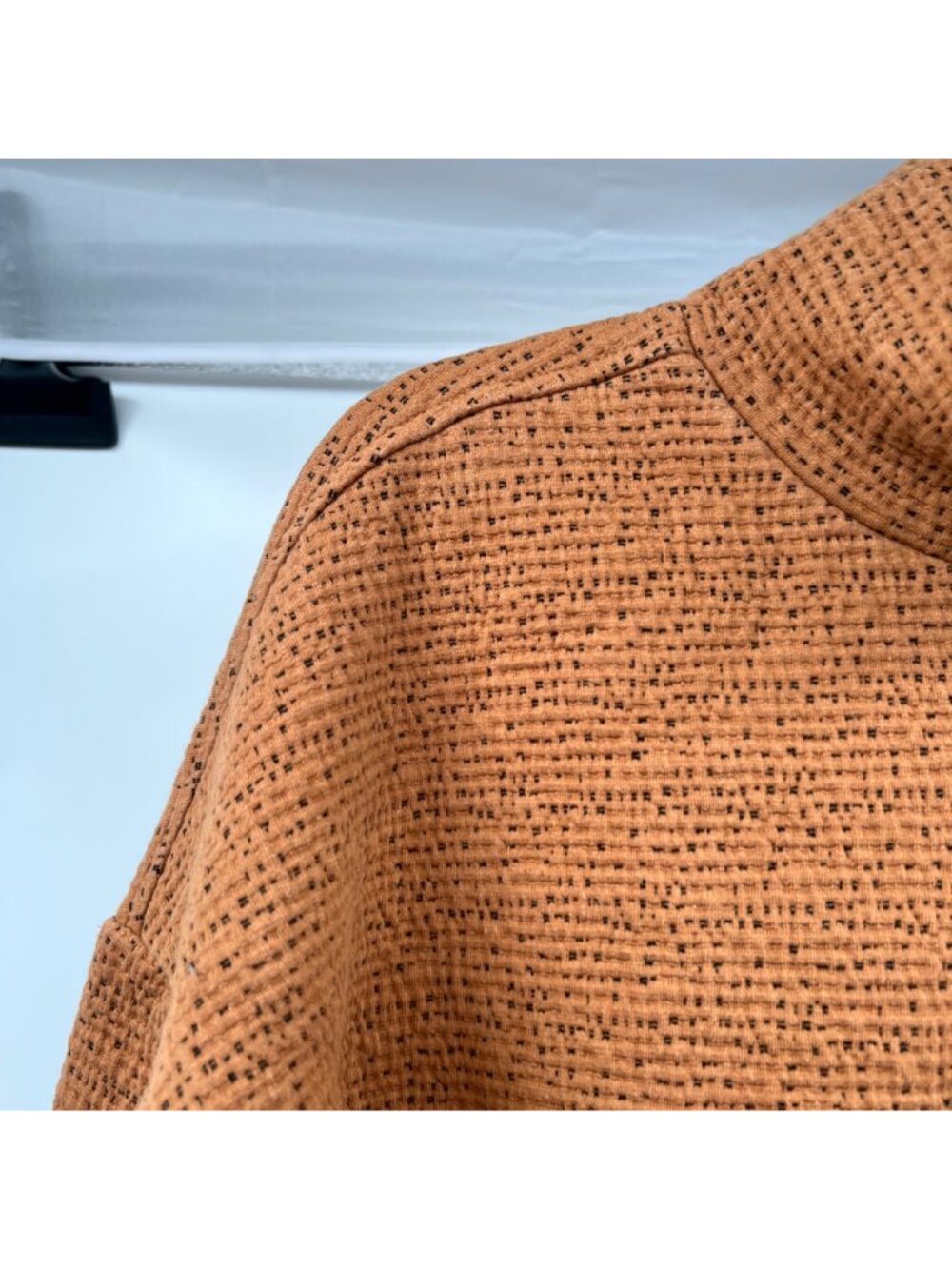 Jockey Womens Sweatshirt Copper/Black Mock Neck Size Medium - Picture 5 of 9